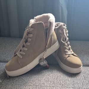 MIA Women's Beige High-Top Sneakers